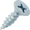 Rok Hardware 100 Pack #6 x 1/2" Coarse Thread Phillips Flat Head Wood Screws - Zinc MDF