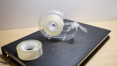 KIDMEN Transparent Tape, Clear Tape for Office, Home, School, 5 Dispensered Rolls, 0.7 x 1300 Inch
