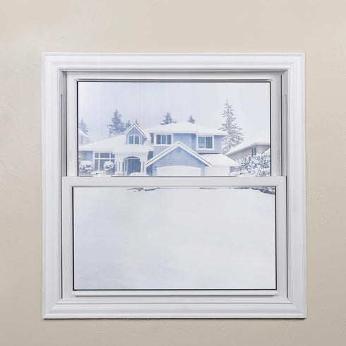 04283 84 110 M-D Building Products in. x in. Polar Block Clear Plastic Large Patio Window Insulation Kit
