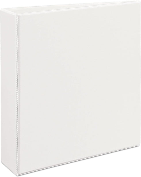 Avery 09501 Durable View Binder, 2-Inch Cap EZD Rings, Letter Size, White, 1/EA by AVERY