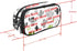 Blue Pencil Case for Boys and Girls, Large Capacity Cute Rocket Origin's Space, 2 Zippers Pouch for School Supplies