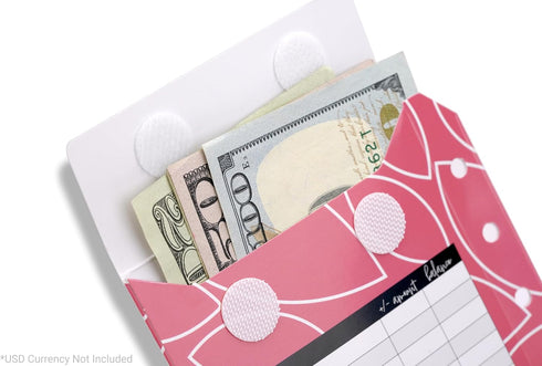 Budget Binder Kit | 8 Premium Cardstock Binder Envelopes | Purple Iridescent - Dahlia