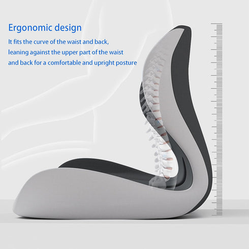 Mogdeker L-Shaped Seat Cushion for Long Sitting,Memory Foam Ergonomic Back Support Driving Seat Cushion for Back