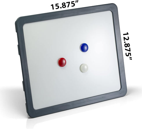 Officemate Verticalmate Magnetic Dry Erase Board, Slate Gray (29202)
