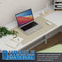 K KNODEL Small Desk Mat, Office Desk Pad, Computer Protector Mat, Desk Writing Blotter Cover (Ivory Cream)