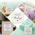 Styquenzer 50 Occasions-3.4 3inch Pcs Mini Thank You Cards, Blank Thank-You Cards Thank You Notes Small Bulk