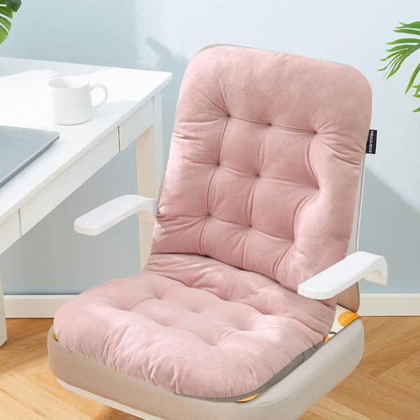 ZeawIEsvbyt Rocking Chair Seat Cushion Velvet High Back Pad Fluffy Couch Back Cushion