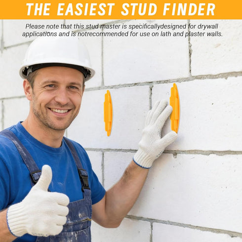 Meimaao 4Pcs Magnetic Stud Finder, No Batteries Required, Easy to Use Wall Scanner Detector Rapidly Locates Screws