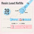 Cute Kawaii Mechanical Pencils Set - 12PCS with Lead Refills & Erasers, 0.5mm & 0.7mm for Kids Girls