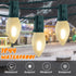 C7 25Ft 27 Bulbs LED Frosted White String Lights Outdoor Christmas Decorations String Lights with LED Frosted White