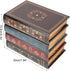 Decor(#2) Book Safe, European Style Decorative Fake Book, Hollowed Out Decorative Faux Books, Compartment Box