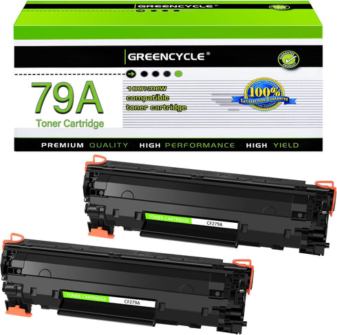 greencycle 79A Toner Cartridge Replacement for HP 79A CF279A - Compatible for Laserjet Pro M12a M12w MFP M26a (Black,