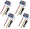 4pcs 12V 10A 120W XH-W3001 Digital LED Temperature Controller, Mini Thermostat Switch with Waterproof NTC 10K Probe