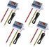 4pcs 12V 10A 120W XH-W3001 Digital LED Temperature Controller, Mini Thermostat Switch with Waterproof NTC 10K Probe
