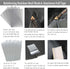106pcs Plastic Welding Rods - ABS PP PU PE PA PC TPO for Car Bumper Kayak Repair Kit with Stainless Steel Mesh
