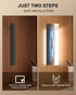 pliow 2000mAh Counter Dimmable Closet 2 Pack LED Under Cabinet Lighting | Motion Sensor Under Lights for Kitchen | USB