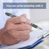 Ballpoint Pens with Stylus Tip, Soft Touch Click Stylus, 2 in 1 Retractable Metal Pens, Black Ink, 4 Colors (12 Count)