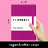 PAPERAGE Lined Journal Notebook (Raspberry) - 252 Pages, Medium 5.7 x 8 inches, 100 GSM Thick Paper, Hardcover