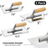 3 Pack Set, 1 mm Venetian Plaster Trowel Stainless Steel Finishing Trowel, Art Paint Plastering Tool with Wooden