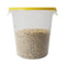 Rubbermaid Commercial Lid (Lid Only) for Round Food Storage Container, Fits 8 Qt. Containers, Yellow (FG572500YEL)