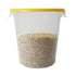 Rubbermaid Commercial Lid (Lid Only) for Round Food Storage Container, Fits 8 Qt. Containers, Yellow (FG572500YEL)