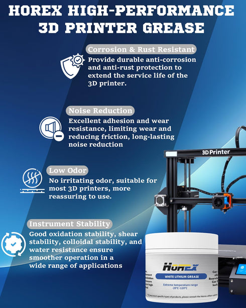 3D 50g 3 5 V3 Printer Lithium Grease Lubricant Printing Machine Lead Screw Gear Reduce Noise CNC Axis Linear Rail Guide