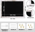 Black Felt Bulletin Board with Wood Frame, Vision Board for Office Home Kitchen and School with Pins, Screws, Anchors