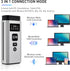 Mini Bluetooth Barcode Scanner, 1D 2D Reader, 3 in 1 Connection Portable QR Code Scanner with TFT Screen for POS