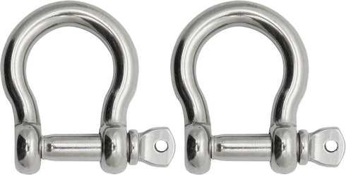 Extreme Max 3006.8294.2 BoatTector Stainless Steel Bow Shackle, 3/8", 2-Pack