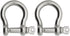 Extreme Max 3006.8294.2 BoatTector Stainless Steel Bow Shackle, 3/8", 2-Pack