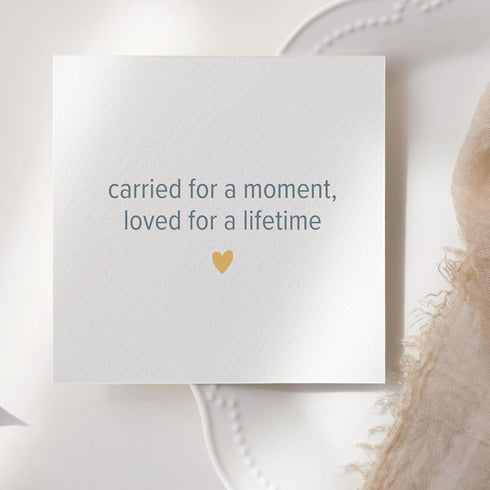 TEEMI -Miscarriage Bereavement Card Memorial Bereavement Sympathy card Miscarriage Baby Loss Keepsake Gift card