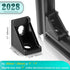 30 Set Black 2020 Series Aluminum Extrusion Profile Connector, Includes 1 Wrench, 30 Corner Brackets, 60 T-Slot Nuts &