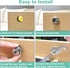 3 Pcs Cabinet Locks with Keys, 1-1/2'' Cam Lock Keyed Alike for Mailbox and Secure Drawer RV Storage