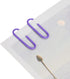 YOKIVE 200 Pcs Paper Clips, Office Clips with Smooth Surface and Box, Great for Office, Art, Home, Daily Use - Purple,