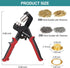 Spurtar Grommet Tool Kit, 3/8'' Handheld Grommet Kit with 10mm Hollow Punch and 500pcs Eyelets for Leather Fabric
