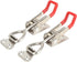 X AUTOHAUX 2pcs Stainless Steel Adjustable Pull Toggle Clamp - Heavy Duty Latch Hasp without Hole