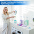 ProHK 4Pack 54oz 4Pcs Laundry Detergent Dispenser for Room Organization - Soap Container with Spoon, Funnel and Labels