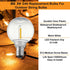3V Bulbs,Only 3V 120V, E12 G40 Bulbs,Warm 25 Pack. DC Low Voltage,Solar String Light for DC, Burn Out at Shatterproof