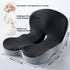 TOWGOU Tailbone Orthopedic Cushion, Seat Cushion for Office Chair and Car, Ergonomic Memory Foam L Shaped Integrated