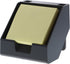 Bostitch Office Sticky Note Holder + Business Card Stand, Includes Pen Holders, Gray
