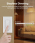 Dimmer 2.4GHz Dimmer GHome Smart Switch, Single Pole, WiFi Light Switch Works with Alexa and Google Home, Voice & APP