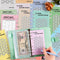 Yajuo 48 Sheets 100 Envelopes Money Saving Challenge Binder Trackers, 6 Ring A6