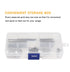 binifiMux 160pcs M2.5 Hex Socket Cap Screws, Self Locking Nuts Assortment Kit with Wrench, Silver 304 Stainless Steel