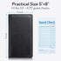 Book,5"9", 2 Server Book High Volume, Expandable Server Waitress Waiter Book, Leather Waitress Book with Zipper Pockets