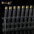 ULAB Scientific 50pcs 25ml Glass Test Tubes with Aluminum Screw Caps, Borosilicate Glass, Dia.18x145mm, Thickness