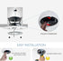 Room,1 Pack. Jolux J Pro Recessed Can Light Conversion Kit to Ceiling Light Fixture, Pendant & Hanging Light and Fan