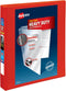 Avery Heavy-Duty View Binder, 1" One Touch EZD Rings, 1 Red Binder (79170)