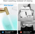 Brushed Gold Bidet Sprayer Head Only, Stainless Steel Brass Hand Bidet Sprayer with Adjustable Water Pressure Control