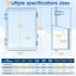 Waterproof Outdoor Project ABS Plastic Junction Box, IP67 Weatherproof Dustproof Enclosure with Hinged Cover, 5.9"X5.9"