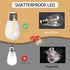 27FT Dimmable Bulbs Solar String Lights Outdoor with Remote, Waterproof Solar Powered Patio Lights for Garden